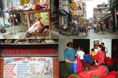 05 Butcher And Kathmandu Street Scene, Reviewing Trekking Equipment